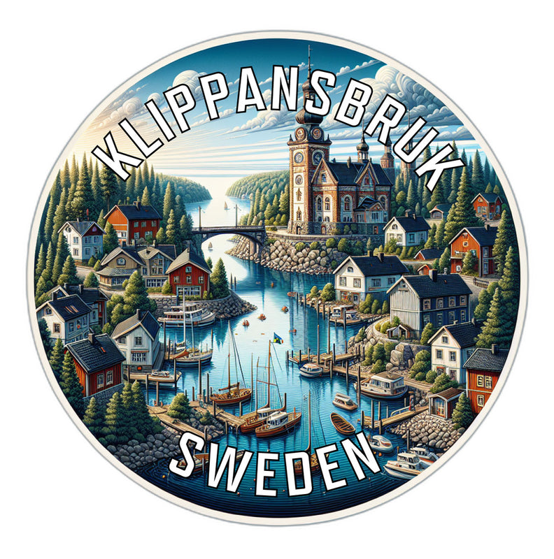 Klippansbruk Sweden Souvenir Vinyl Decal Sticker 2-Inch