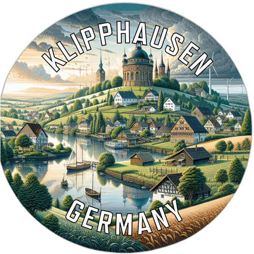 Klipphausen Germany Souvenir Die Cut Flat Magnet 6-Inch