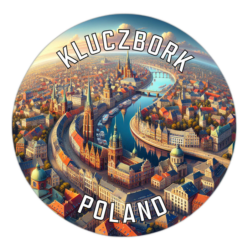 Kluczbork Poland Souvenir Die Cut Flat Magnet 2-Inch