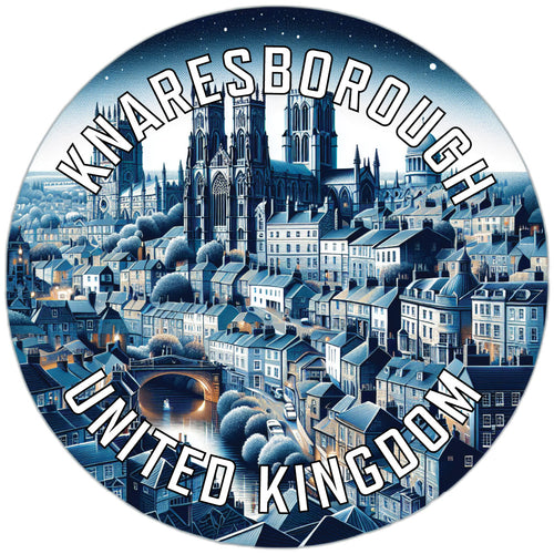 Knaresborough United Kingdom Souvenir Die Cut Flat Magnet 6-Inch
