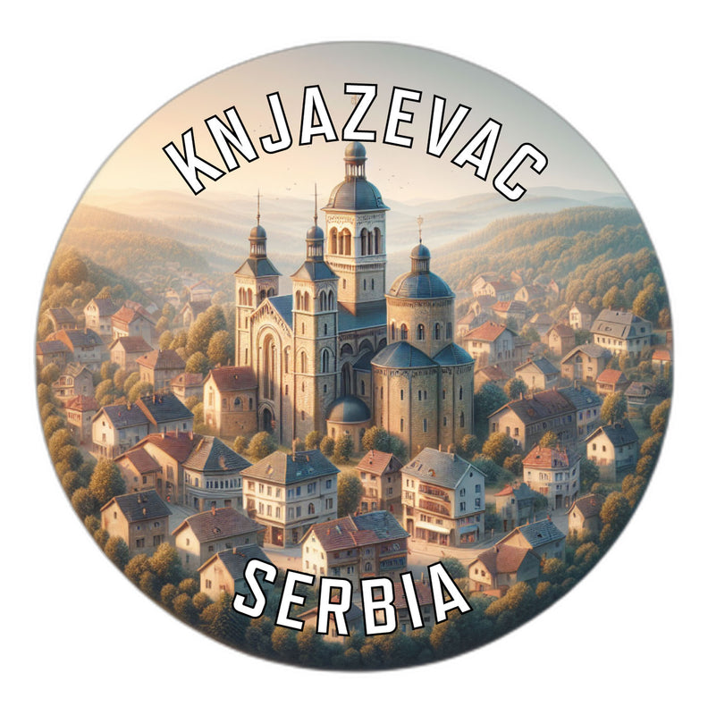 Knjazevac Serbia Souvenir Vinyl Decal Sticker 6-Inch