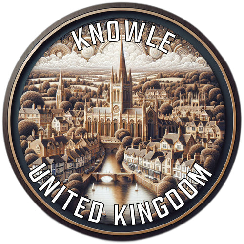 Knowle United Kingdom Souvenir Die Cut Flat Magnet 2-Inch