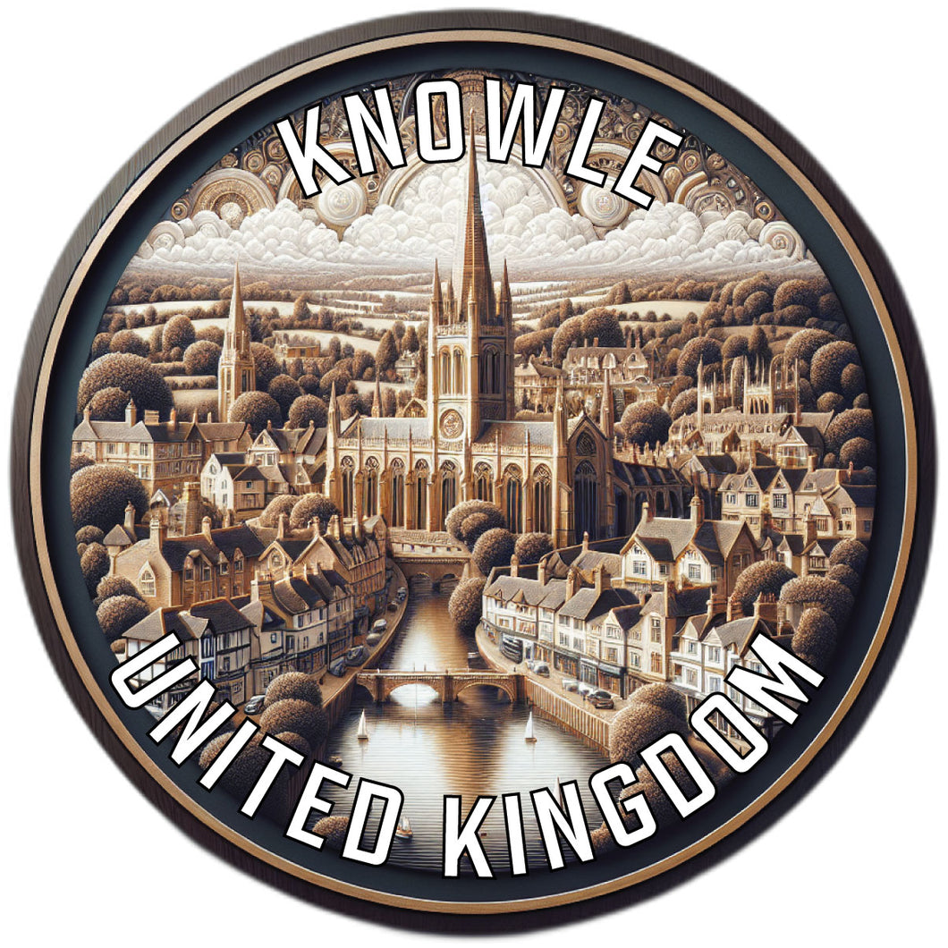 Knowle United Kingdom Souvenir Die Cut Flat Magnet 2-Inch