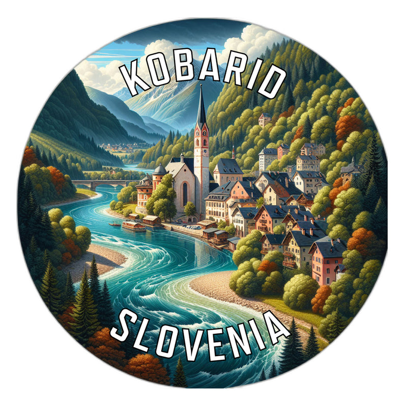 Kobarid Slovenia Souvenir Vinyl Decal Sticker 2-Inch