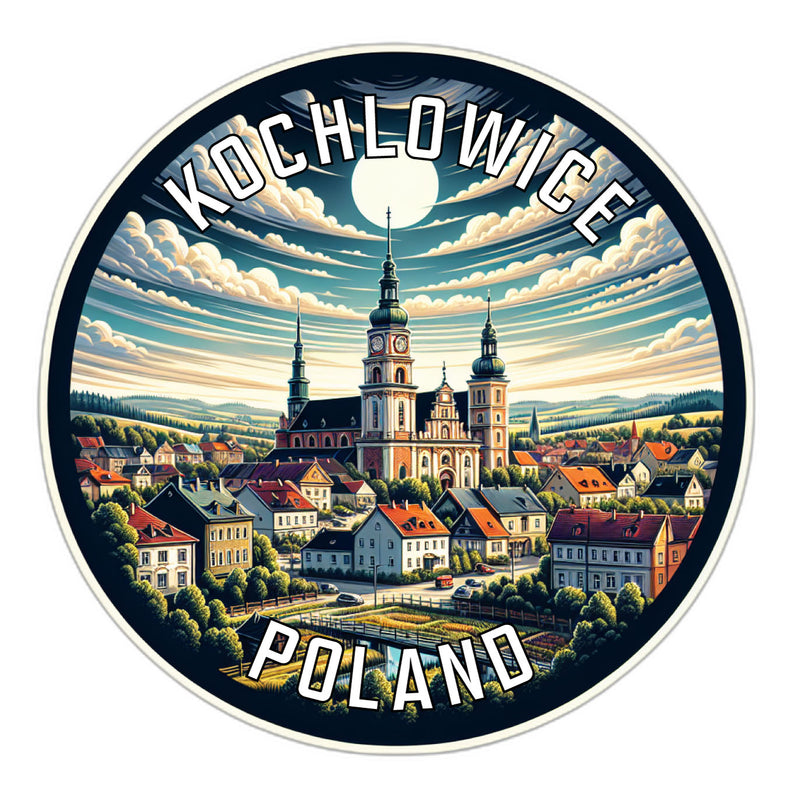 Kochlowice Poland Souvenir Die Cut Flat Magnet 2-Inch