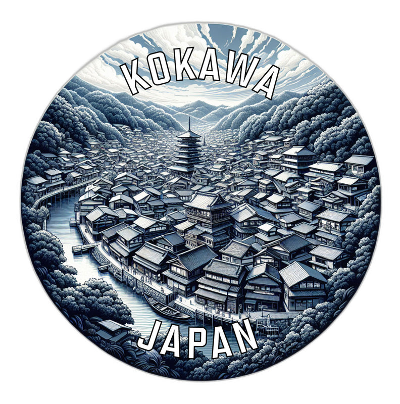 Kokawa Japan Souvenir Vinyl Decal Sticker 6-Inch