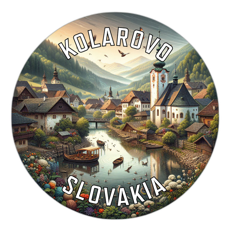 Kolarovo Slovakia Souvenir Die Cut Flat Magnet 2-Inch