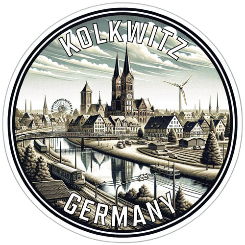 Kolkwitz Germany Souvenir Die Cut Flat Magnet 2-Inch
