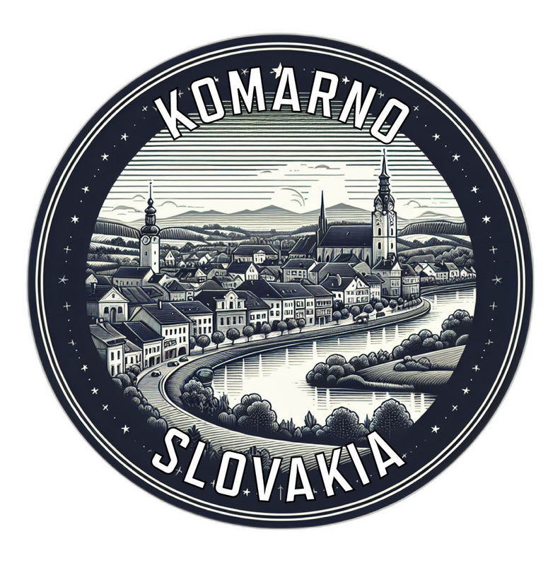 Komarno Slovakia Souvenir Vinyl Decal Sticker 6-Inch