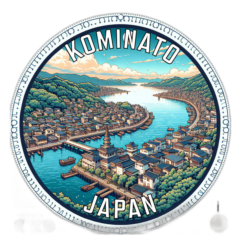 Kominato Japan Souvenir Vinyl Decal Sticker 6-Inch