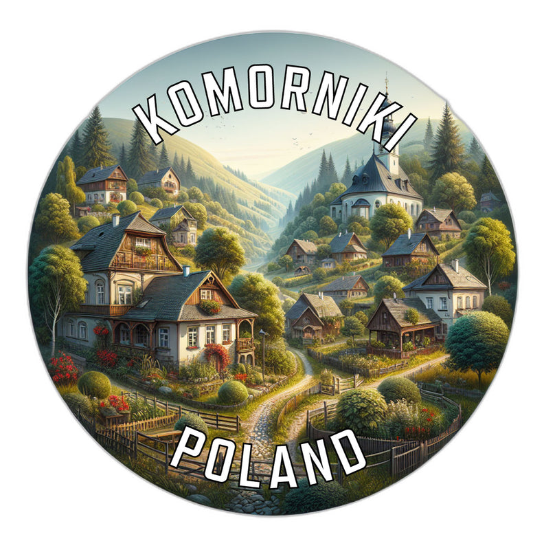 Komorniki Poland Souvenir Vinyl Decal Sticker 2-Inch