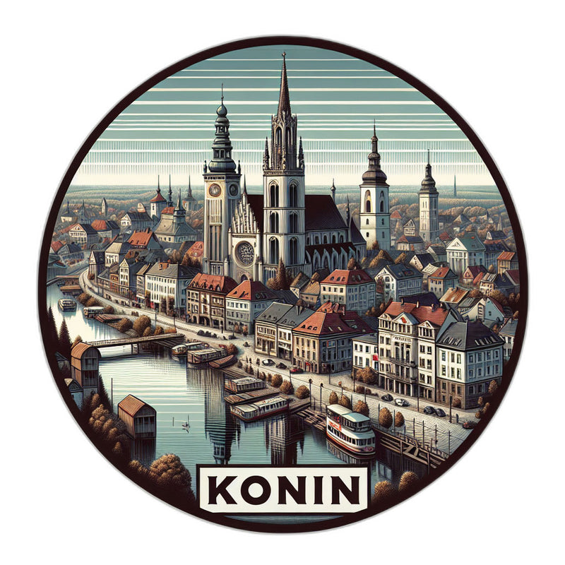 Konin Poland_updated Souvenir Vinyl Decal Sticker 2-Inch