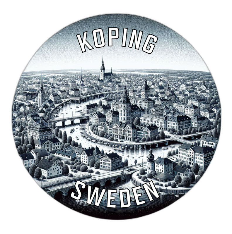 Koping Sweden Souvenir Vinyl Decal Sticker 6-Inch