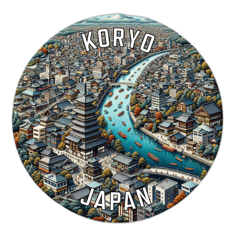 Koryo Japan Souvenir Vinyl Decal Sticker 2-Inch