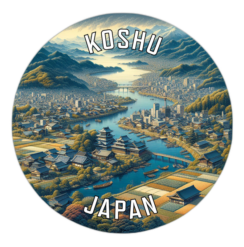 Koshu Japan Souvenir Vinyl Decal Sticker 6-Inch