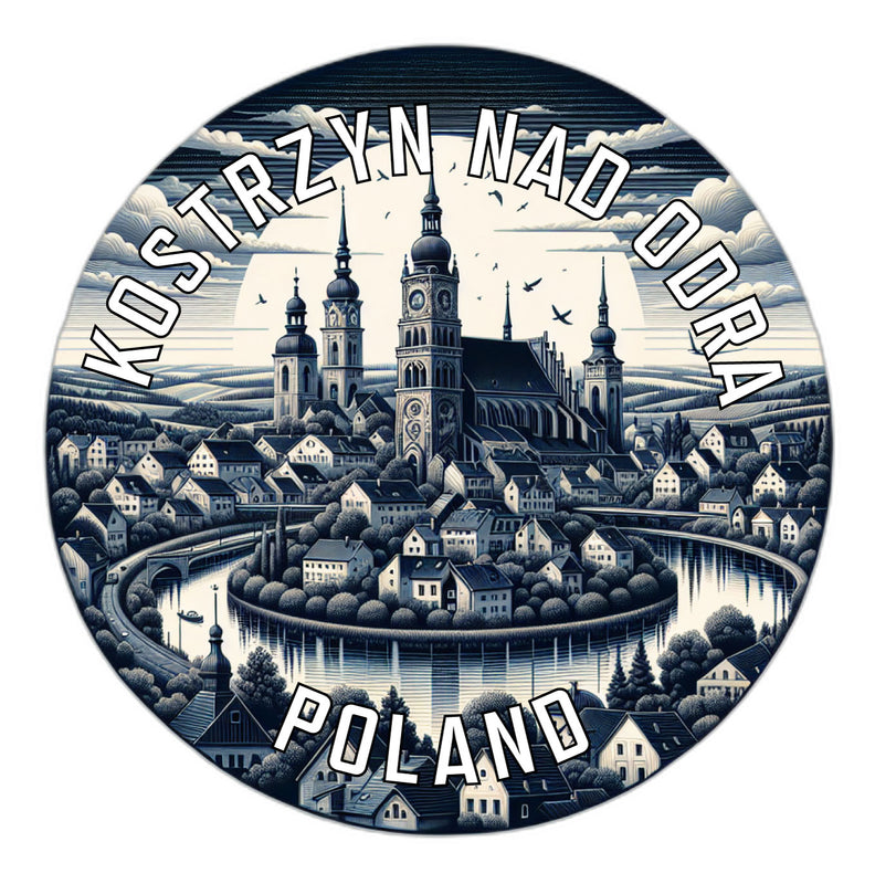 Kostrzyn nad Odra Poland Souvenir Vinyl Decal Sticker 2-Inch