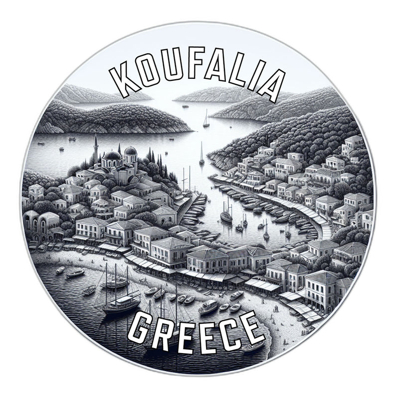 Koufalia Greece Souvenir Vinyl Decal Sticker 6-Inch