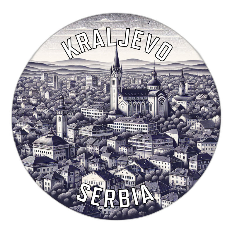 Kraljevo Serbia Souvenir Vinyl Decal Sticker 2-Inch