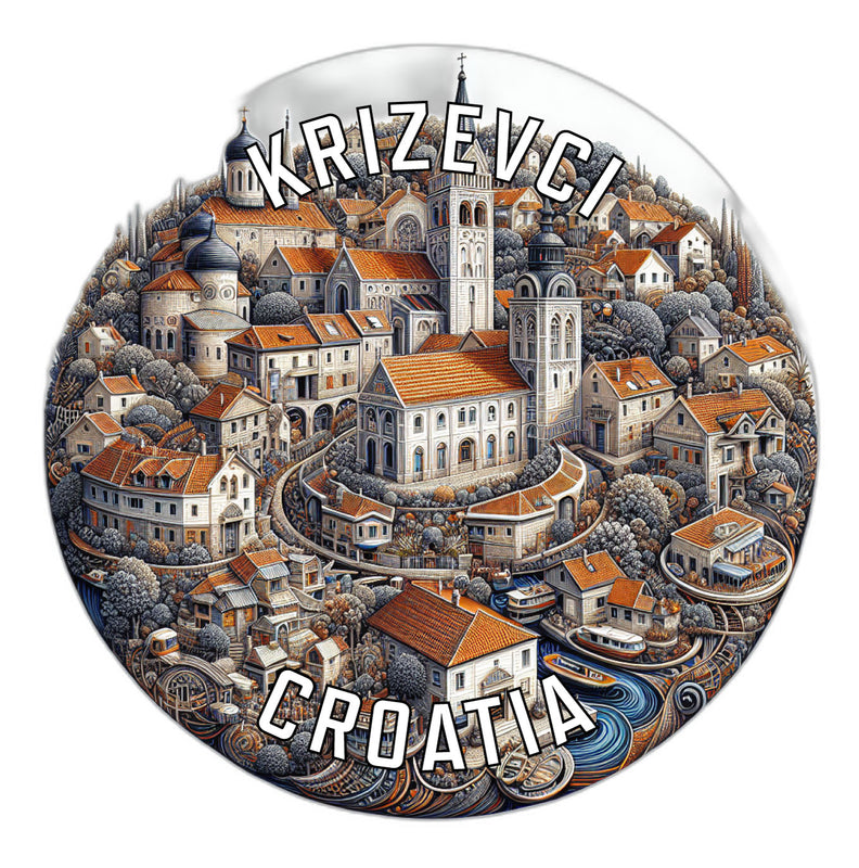 Krizevci Croatia Souvenir Vinyl Decal Sticker 2-Inch