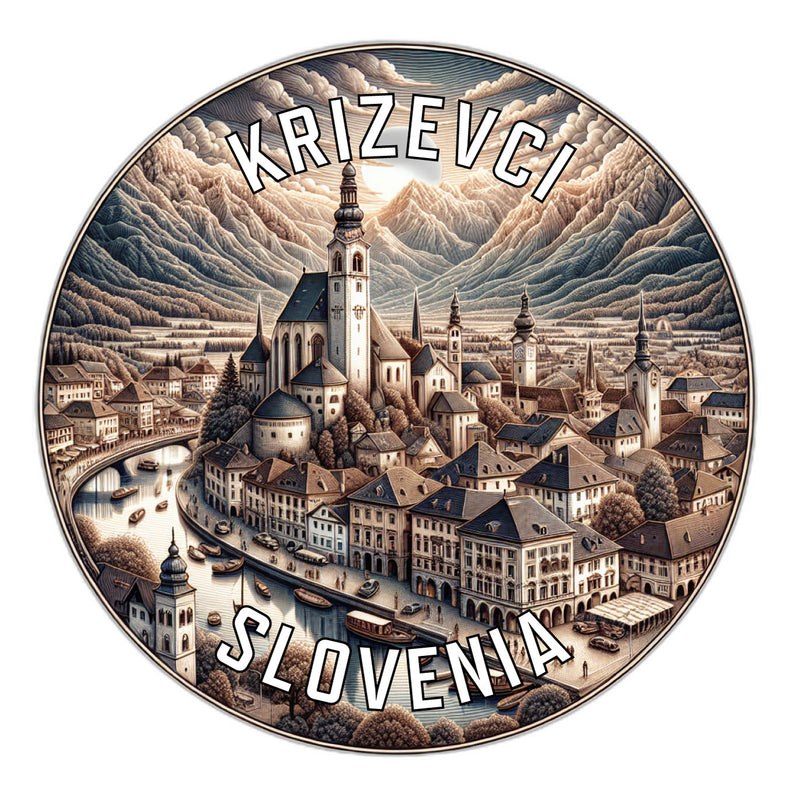 Krizevci Slovenia Souvenir Vinyl Decal Sticker 6-Inch