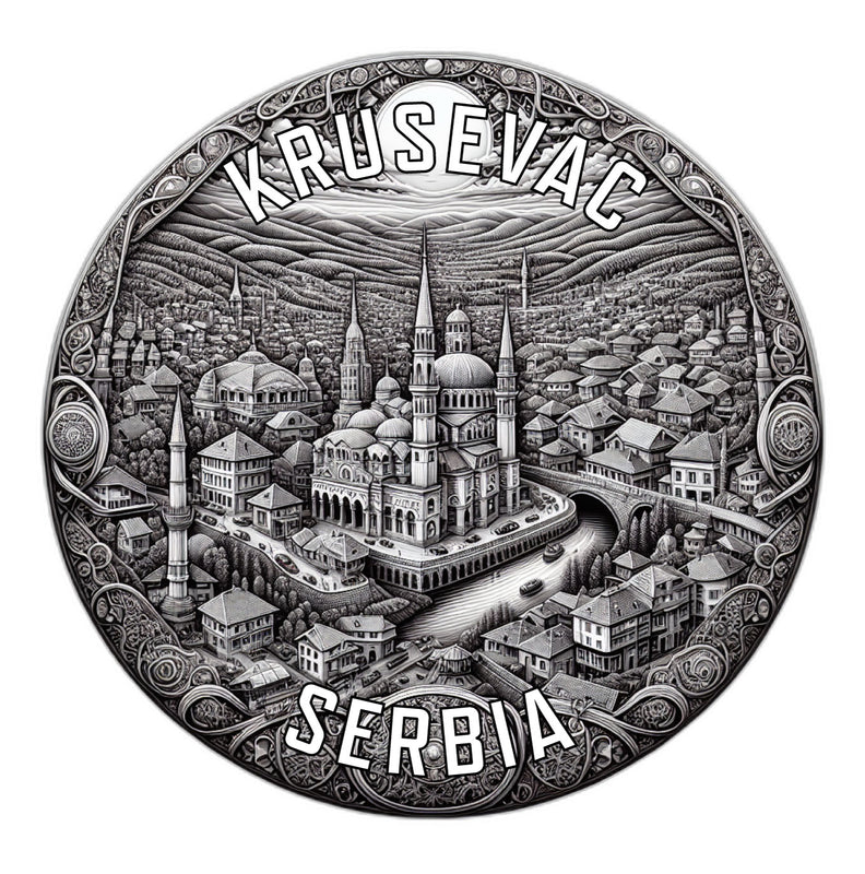Krusevac Serbia Souvenir Vinyl Decal Sticker 6-Inch