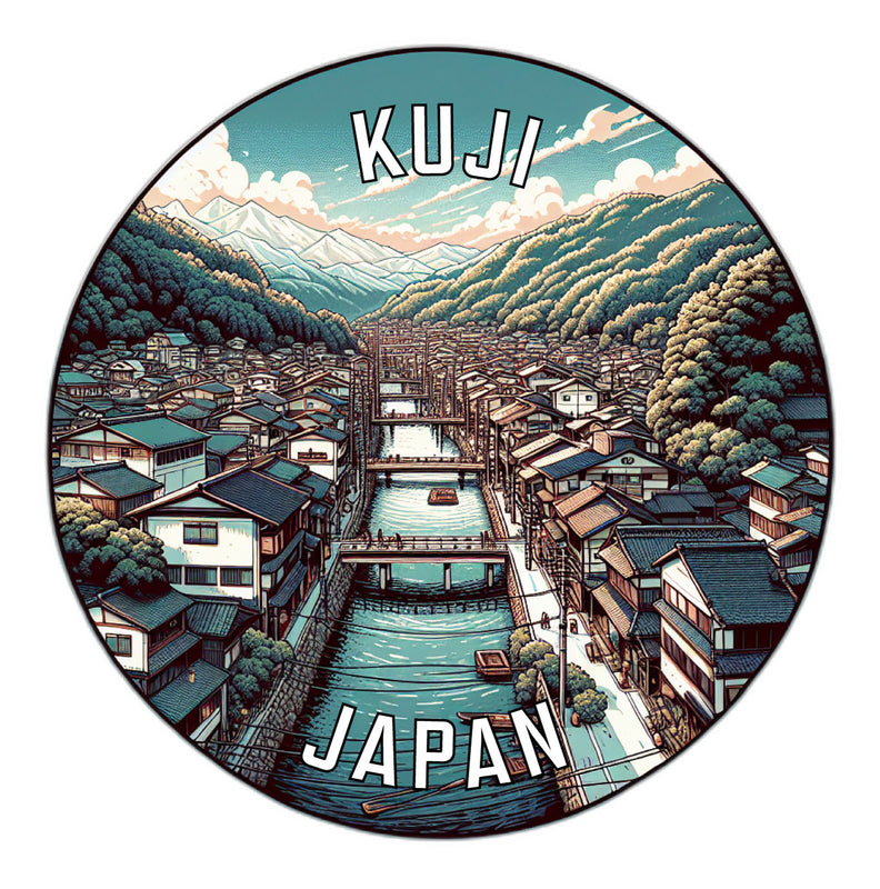 Kuji Japan Souvenir Vinyl Decal Sticker 2-Inch