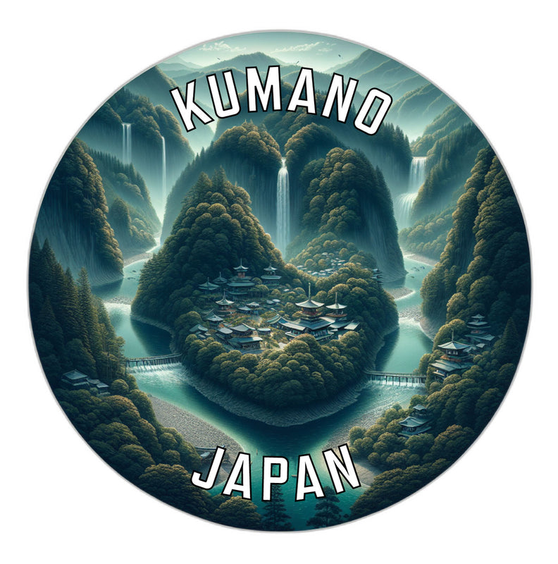 Kumano Japan Souvenir Die Cut Flat Magnet 2-Inch