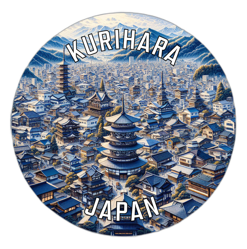 Kurihara Japan Souvenir Vinyl Decal Sticker 2-Inch