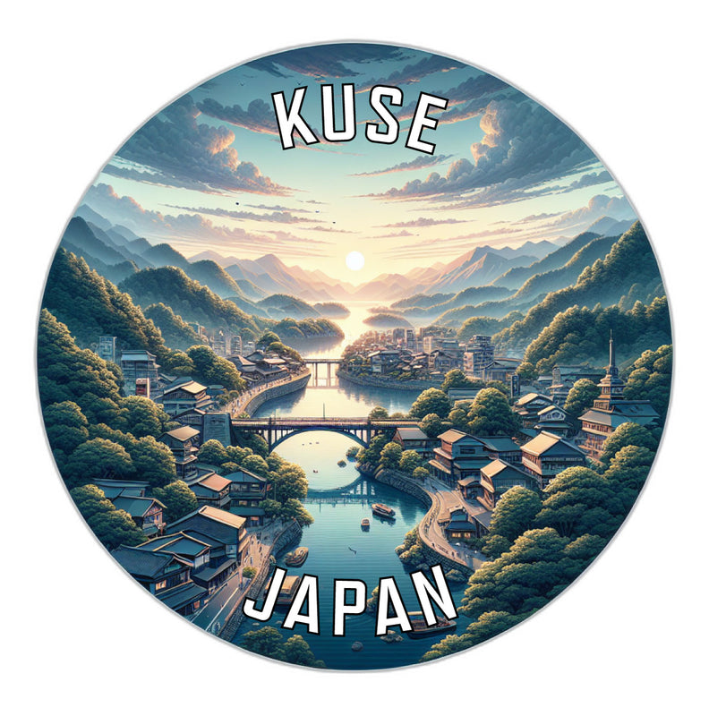 Kuse Japan Souvenir Vinyl Decal Sticker 2-Inch