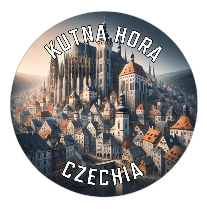 Kutna Hora Czechia Souvenir Die Cut Flat Magnet 6-Inch