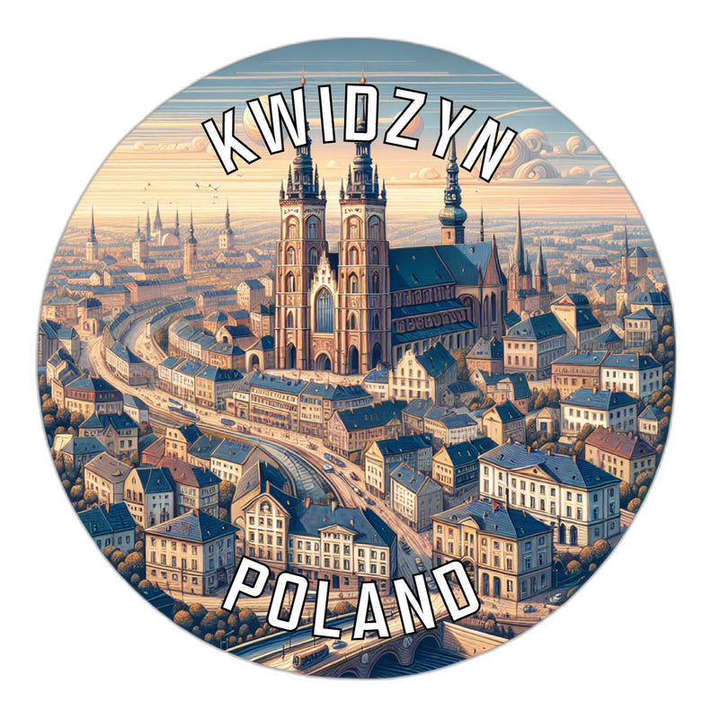 Kwidzyn Poland Souvenir Vinyl Decal Sticker 6-Inch