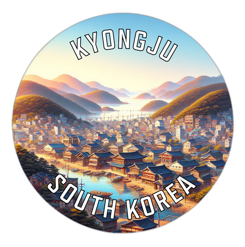 Kyongju Korea South Souvenir Die Cut Flat Magnet 2-Inch