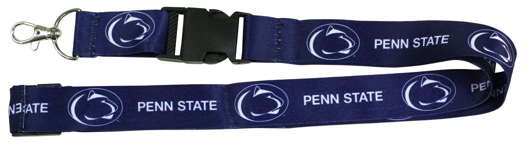 Ultimate Sports Fan Lanyard -  Penn State Nittany Lions Lanyard, Durable Polyester, Quick-Release Buckle & Heavy-Duty Clasp