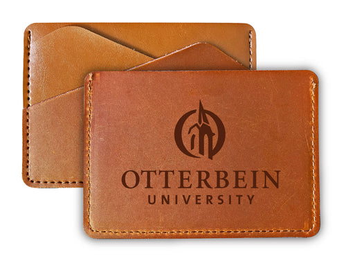 Otterbein University Leather Card Holder Wallet Officially Licensed Collegiate Product 