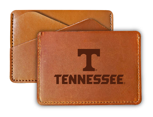 Tennessee Knoxville Leather Card Holder Wallet Officially Licensed Collegiate Product 