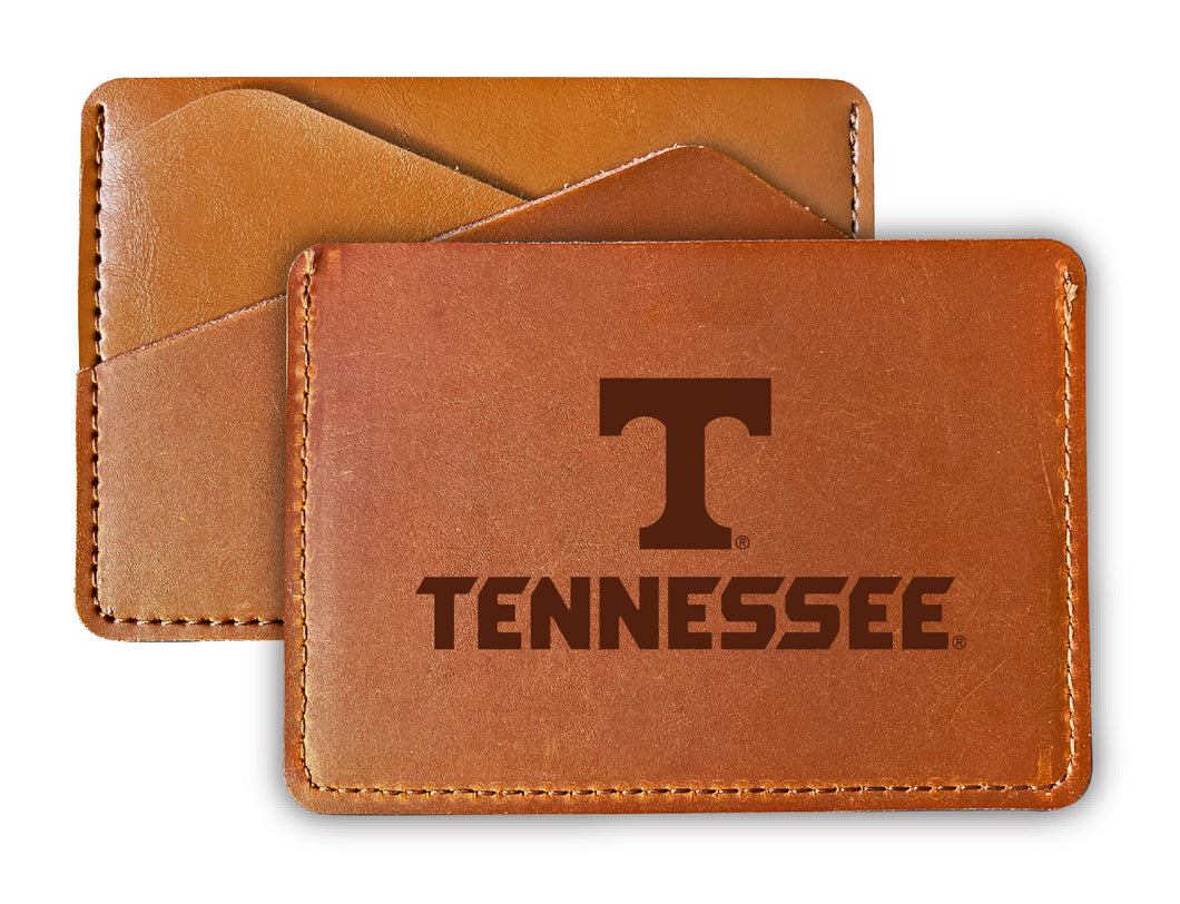 Tennessee Knoxville Leather Card Holder Wallet Officially Licensed Collegiate Product 