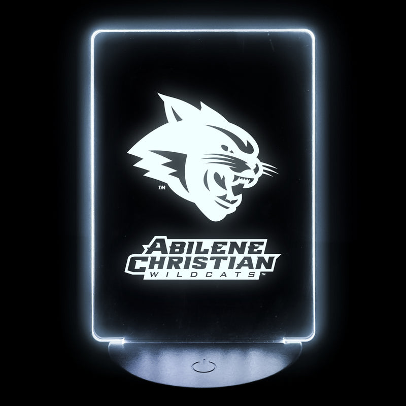 Abilene Christian University Acrylic Color Changing LED Night Light with Remote and USB plug in Officially Licensed Collegiate Product