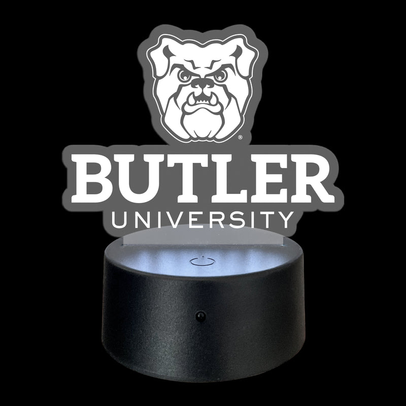 Butler Bulldogs Acrylic LED Light Laser Cut with Remote and USB Plug in