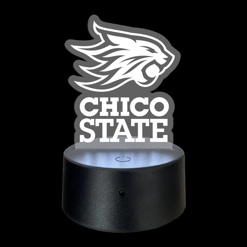California State University, Chico Acrylic LED Light Laser Cut with Remote and USB Plug in