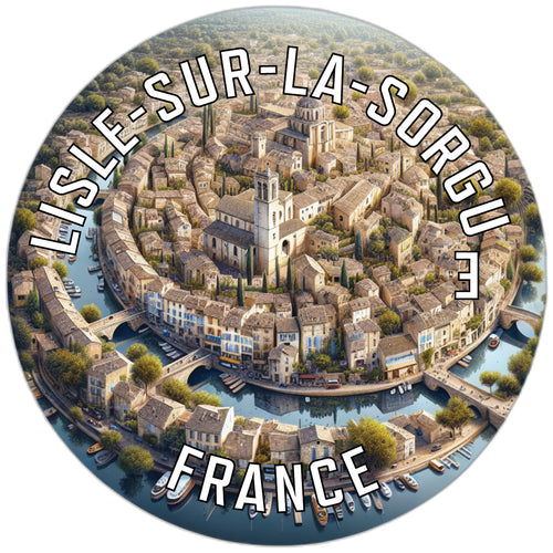 LIslesurlaSorgue Souvenir Vinyl Decal Sticker 2-Inch