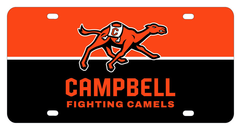 NCAA Campbell University Fighting Camels Metal License Plate - Lightweight, Sturdy & Versatile