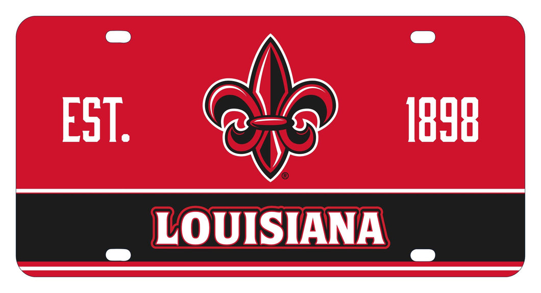 Louisiana at Lafayette Metal License Plate Car Tag