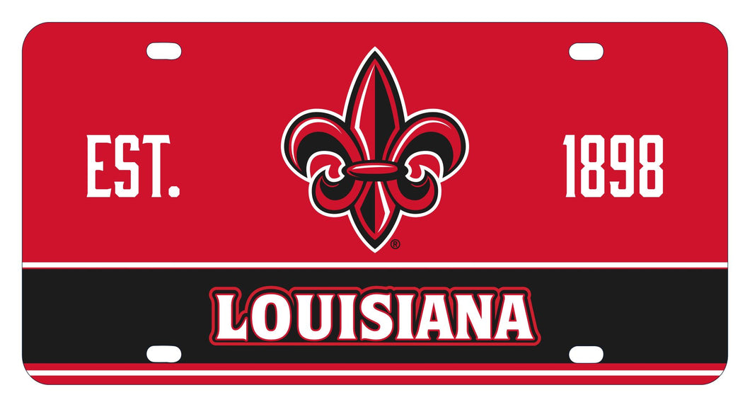 Louisiana at Lafayette Metal Mini License Plate - Lightweight, Sturdy & Versatile