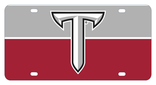 Troy University Metal License Plate Officially Licensed Collegiate Product 