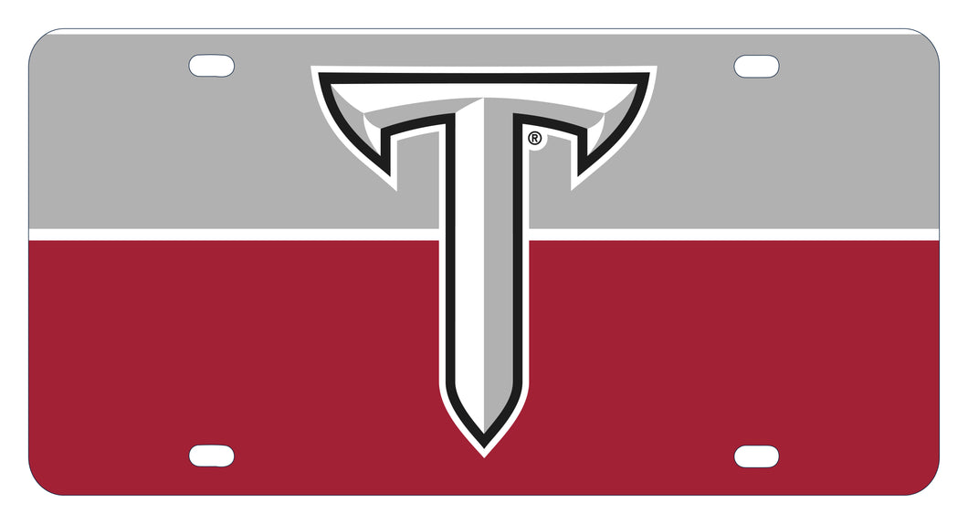 Troy University Metal License Plate Officially Licensed Collegiate Product 