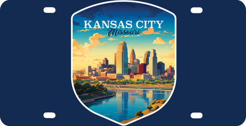 Kansas City Missouri Design A Souvenir Metal License Plate