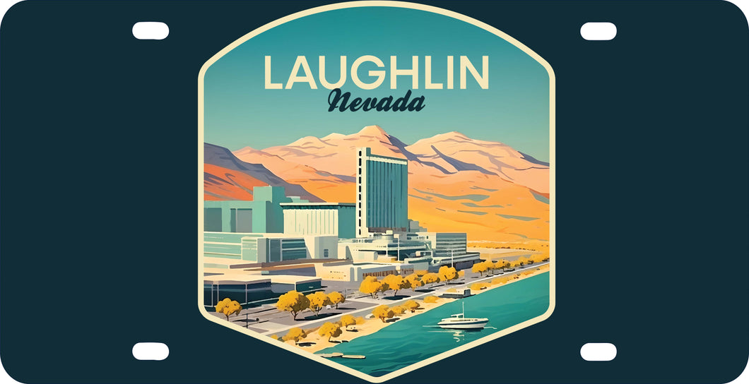 Laughlin Nevada Design A Souvenir Metal License Plate