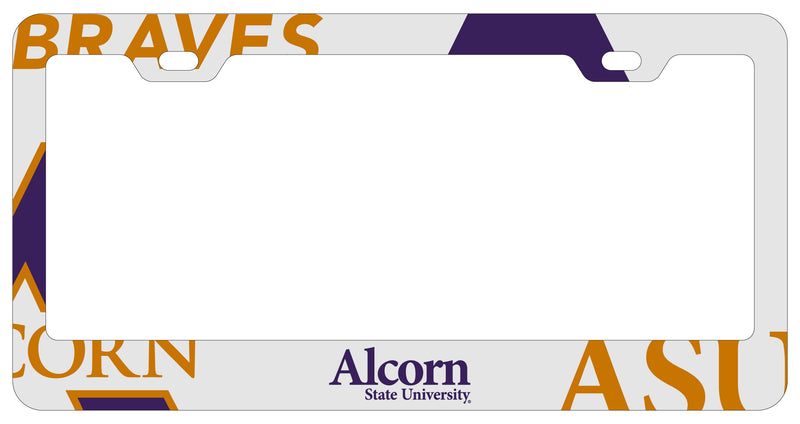 Alcorn State Braves Officially Licensed Collegiate License Plate Frame 