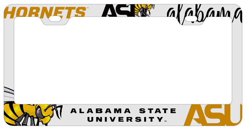 Alabama State University Officially Licensed Collegiate License Plate Frame 