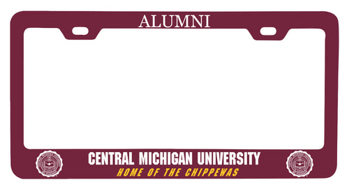 NCAA Central Michigan University Alumni License Plate Frame - Colorful Heavy Gauge Metal, Officially Licensed